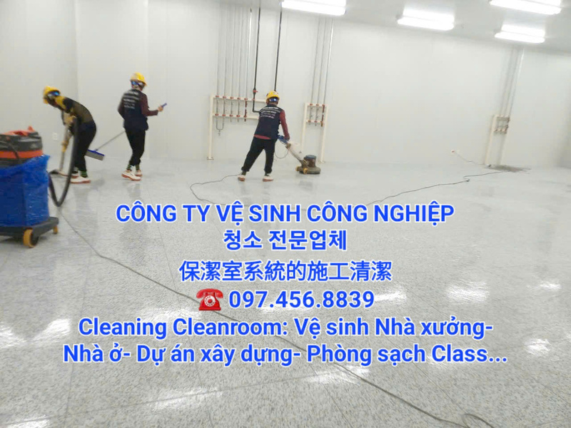 Vệ sinh công nghiệp - vệ sinh nhà xưởng
